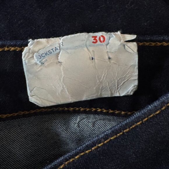 Old Navy Mid-Rise Rockstar Super-Skinny Jeans Women's Plus Size 30 Long Tall - Picture 4 of 8